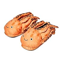 Coddies Octopus Slippers - Funny Plush Footwear - Novelty Gift and Gag Gift Idea for Men, Women & Kids