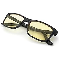 J+S Blue Light Blocking Glasses for Women Men | Anti Eyestrain Headache Glare 400UV from Computer/Gaming/TV/Phones