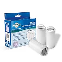 PetSafe Drinkwell 360 Premium Carbon Filters, 3 Pack,White