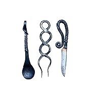 Viking cutlery, viking flatware, reenactment, medieval flatware, midcentury kitchen, medieval kitchen, midcentury flatware, medieval cutlery