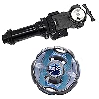 Gaming Battling Top Toys - Bey Spinning Metal Fusion Masters Fight BB82 Grand Cetus T125RS with Power String Launcher LR Left/Right Spin & Grip (BB-82)