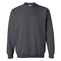 Gildan Adult Fleece Crewneck Sweatshirt, Style G18000 Charcoals