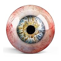 Huge Human Glass Eye - Large Realistic Bloodshot Taxidermy Eyeball 80mm 1pc - 234-5