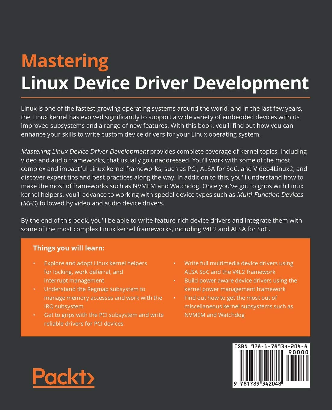 Mastering linux. Linux device Drivers.