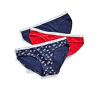 Tommy Hilfiger Women's Classic Cotton Logo Bikini Panties 3-pack