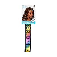 KISS COLORS & CARE Premium Perfect Melt Silicone Elastic Fashion Edge Wig Band, Adjustable Hook & Loop Tape Fastener, One Size Fits All, No Glue, Tape, or Clips, 1 1/8