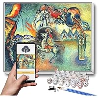 Number Painting for Adults St George and The Dragon Painting by Wassily Kandinsky Arts Craft for Home Wall Decor