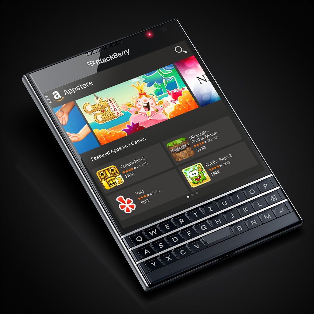 BlackBerry Passport 32GB Factory Unlocked (SQW100-1) GSM 4G LTE Smartphone - Black (International Version, Blackberry OS)