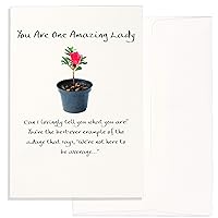 Blue Mountain Arts Greeting Card “You Are One Amazing Lady” is Perfect For a Mom, Daughter, Wife, Or Any Woman For Birthday, Anniversary, Mother’S Day, Or “Just Because,” by Douglas Pagels