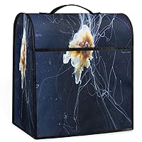 Jelly Fish Aquarium Coffee Maker Dust Cover Kitchen Mixer Cover with Pockets and Top Handle Toaster Covers Bread Machine Covers for Kitchen Cafe Bar Home Decor