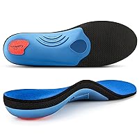 PCSsole 220+lbs Heavy Duty High Arch Support Insoles,Comfort Orthotics Insoles for Plantar Fasciitis,Flat Feet,Heel Pain,Pronation,Foot Pain Relief,Comfortable Shoe Insert for Men Women28cm