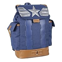 Cerdá Unisex Kid's Children39s Avengers Captain America Casual Travel Backpack, Multi, 27.0 Xx 42.0 Xx 14.0 cm
