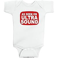 As Seen On Ultrasound Funny Baby Bodysuit Hipster Gift As Seen On TV