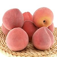 6pcs Artificial Peach Fake Fruit Decoration Lifelike Food Toy Realistic Home Party Decorative Model Props