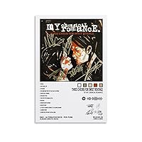 MOOOY My Chemical Poster Romance Three Cheers for Sweet Revenge Album Cover Canve Posters for Room Aesthetic Decorative Painting Wall Art Living Room 16x24inch(40x60cm)