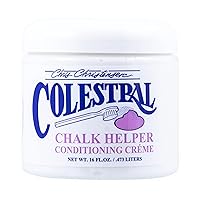 Chris Christensen Colestral Chalk Helper Conditioning Crème, Groom Like a Professional, Restores Moisture, 16 oz Jar