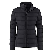ZSHOW Women's Packable Puffer Jacket Warm Short Down Alternative Coat Windproof Outerwear Jacket