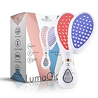 LumaGlow Red & Blue LED Light Therapy by Project E Beauty | Anti-Aging & Anti-Acne | Fine Lines & Wrinkles Scars | FDA-Cleared Handheld Device for Spa & Home Use