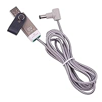 Ripcord USB to 6V DC Power Cable Compatible with The Omron 7320 Blood Pressure Monitor