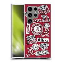 Officially Licensed University of Alabama UA Collage Soft Gel Case Compatible with Samsung Galaxy S24 Ultra 5G