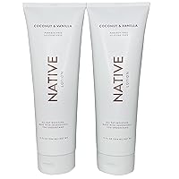 Native Lotion for Women, Men | Sulfate Free, Paraben Free, Dye Free, with Naturally Derived Clean Ingredients Leaving Skin Soft and Hydrating, 12 oz, 2 Pack (Coconut & Vanilla)