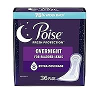 Equate Options Women's Incontinence Pads, Maximum Absorbency, Long Length (72 Count) and Bookmark Gift of YOLOMOLO