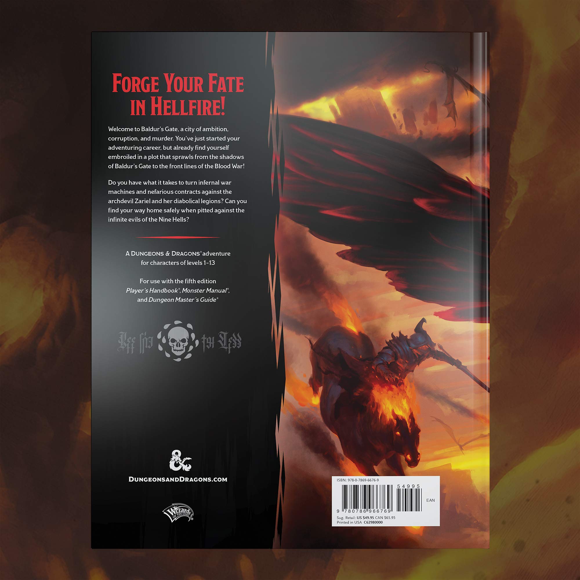 Dungeons & Dragons Baldur's Gate: Descent Into Avernus Hardcover Book (D&D Adventure)