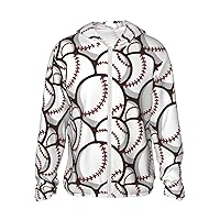 Men's Baseball-Coach-Lover Sun Protection Hoodie Shirt Long Sleeve Fishing Womens Uv Shirt Hiking