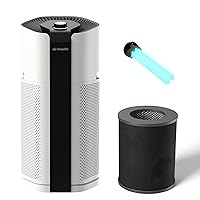 Skye 5 Stage Air Purifier with H-13 HEPA, UVC, and PRO-Cell, Replacement Lamp, Replacement Filter Bundle