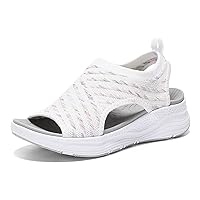Women Walking Sandals Arch Support Orthotic Comfortable Plantar Fasciitis Sandals Non-slip Casual Open Toe Sport Sandals for Athletic Summer Beach