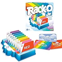 Winning Moves Games Rack-O Jr USA, Children's Edition of The Game of Rack-O for 2 to 4 Players, Ages 4+