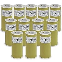 Expo International Pack of 12 Premium Matte Spool of 6-inch X 25 Yards | Antique Gold Tulle