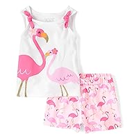 The Children's Place baby-girls And Toddler Sleeveless Tank Top and Shorts 2-piece Set