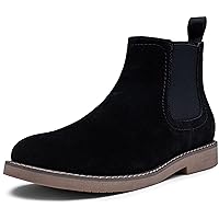 Vostey Chelsea Boots Men Casual Dress Boots Black Ankle Classic Slip on Boots for Men