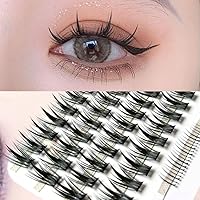 With Lower Lashes New Wheat Individual Eyelashes Cluster False Eye Lashes Extension Handmade 3D Fluffy Long Thick Eyelash Makeup Tools (13mm)