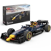 RASTAR 1:24 Oracle Red Bull F1 RB19 Race Car Model Building Kit, Formula 1 Collectible Sports Car Construction Set with 333 Pcs Bricks, Birthday Gift for Boys, Girls, and Kids Ages 6+, Blue