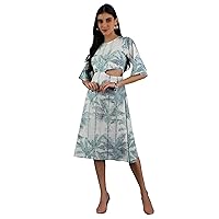 Women's Jaipur Cotton White Dress