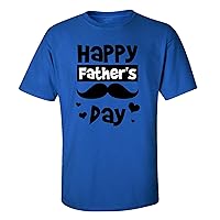 Father's Day Happy Father's Day Short Sleeve T-Shirt-Royal-4XL