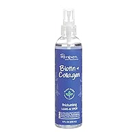 PlantBased Beauty Biotin Collagen Thickening Leavein Conditioner Fluid Ounce, Clear, 8 Fl Oz