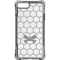 Ghostek Covert Thin iPhone 7 Plus, iPhone 8 Plus Case with Clear Honeycomb Design Shockproof Heavy Duty Protection Wireless Charging for 2017 iPhone 8 Plus, 2016 iPhone 7 Plus (5.5 Inch) - (Gray)