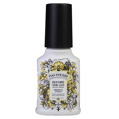 Poo-Pourri Before-You-Go Toilet Spray Bottle, Original Scent, 2 Fl Oz (Pack of 2)