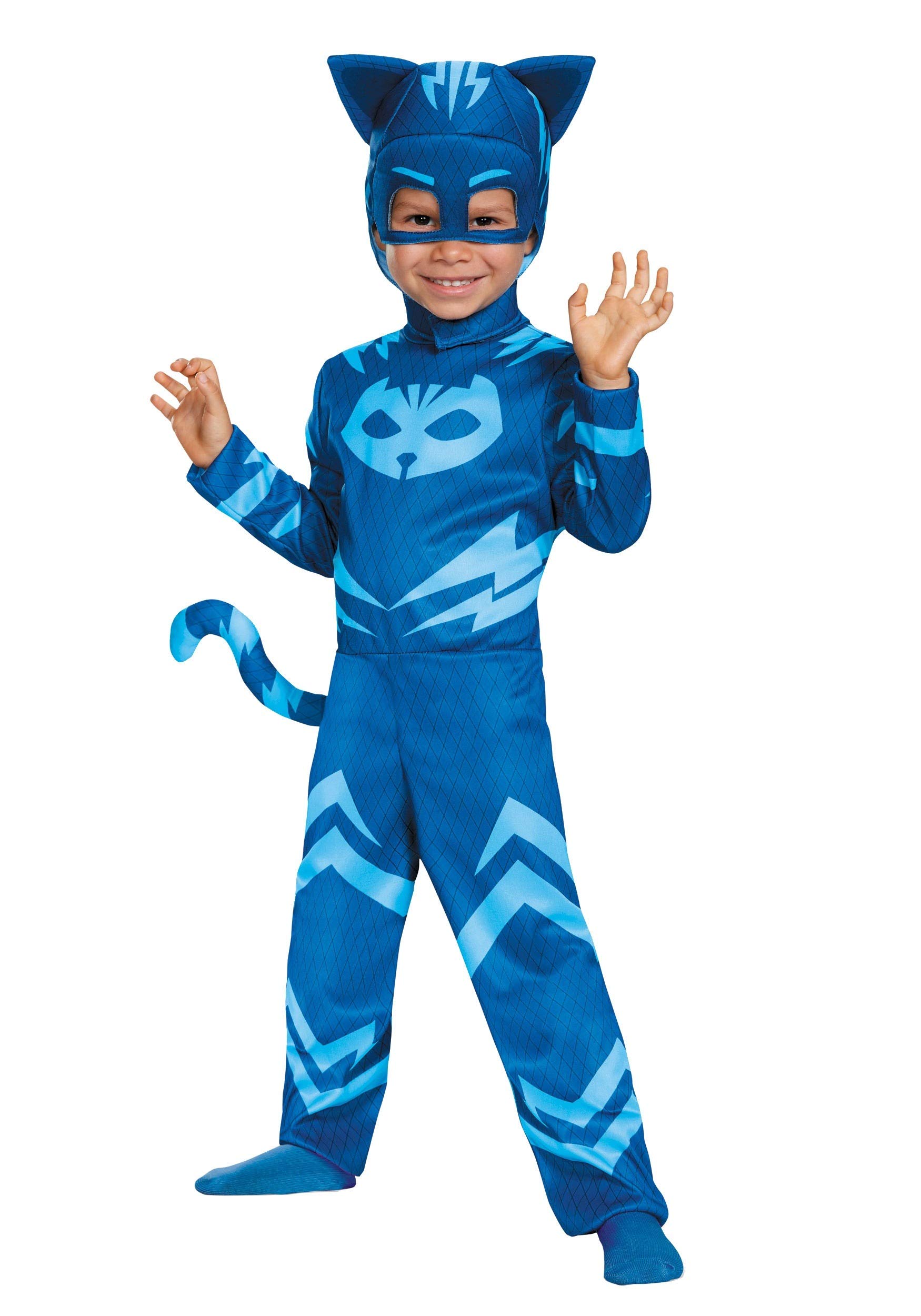 Disguise Catboy Costume for Kids, Official PJ Masks Costume Jumpsuit