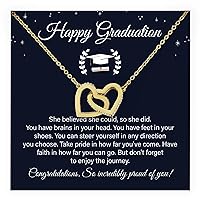 Happy Graduation Gifts For Her, College Graduation Gifts For Daughter, Granddaughter, Niece, Girlfriend, Girls Graduation Gifts, Hs Graduation Gifts For Her, Graduation Jewelry For Women 2024, College Graduation Gifts For Her With Message Card And Box