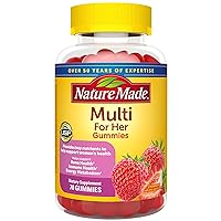 Nature Made Multivitamin For Her, Womens Multivitamin for Daily Nutritional Support, Multivitamin for Women, 70 Gummies, 35 Day Supply