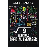 Sleep Diary :Square Root Of 9 3 Years Old Official Birthday: Sleep Log And Insomnia Activity Tracker Book Journal Diary Logbook to Monitor Track And ... & Flexible For Adults Men & Women,Birthday Gi