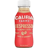 XX Espresso Cold Brew Coffee With Almond Milk, 10.5 Oz, 100% Arabica, Dairy Free, Plant Based, Vegan, Gluten Free, Non GMO, Iced Coffee