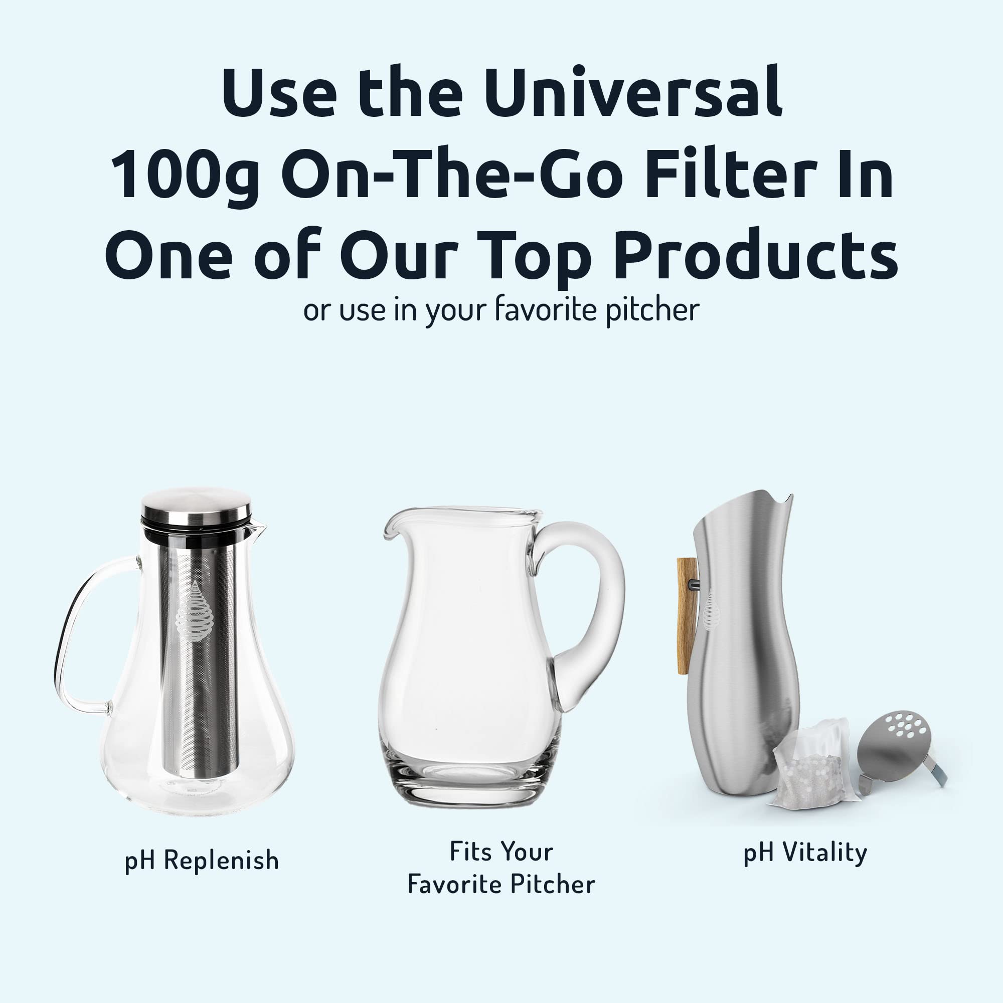 Mua pH ON-The-GO Alkaline Water Filter Pouch- Portable Alkaline Water  Filtration System for Your Bottle, Pitcher, Jug, Container High pH Water  Long-Life 400 Litre/105 Gallon (1-Pack) trên Amazon Mỹ chính