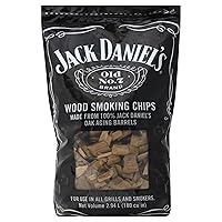 Jack Daniel's 01749 BBQ Smoking Chips, 1 pack, Black