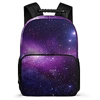 Cosmic Nebula Galaxy Travel Daypack for Men 16 Inch Large Capacity Backpack Laptop Bag for Work Outdoor Funny Graphic