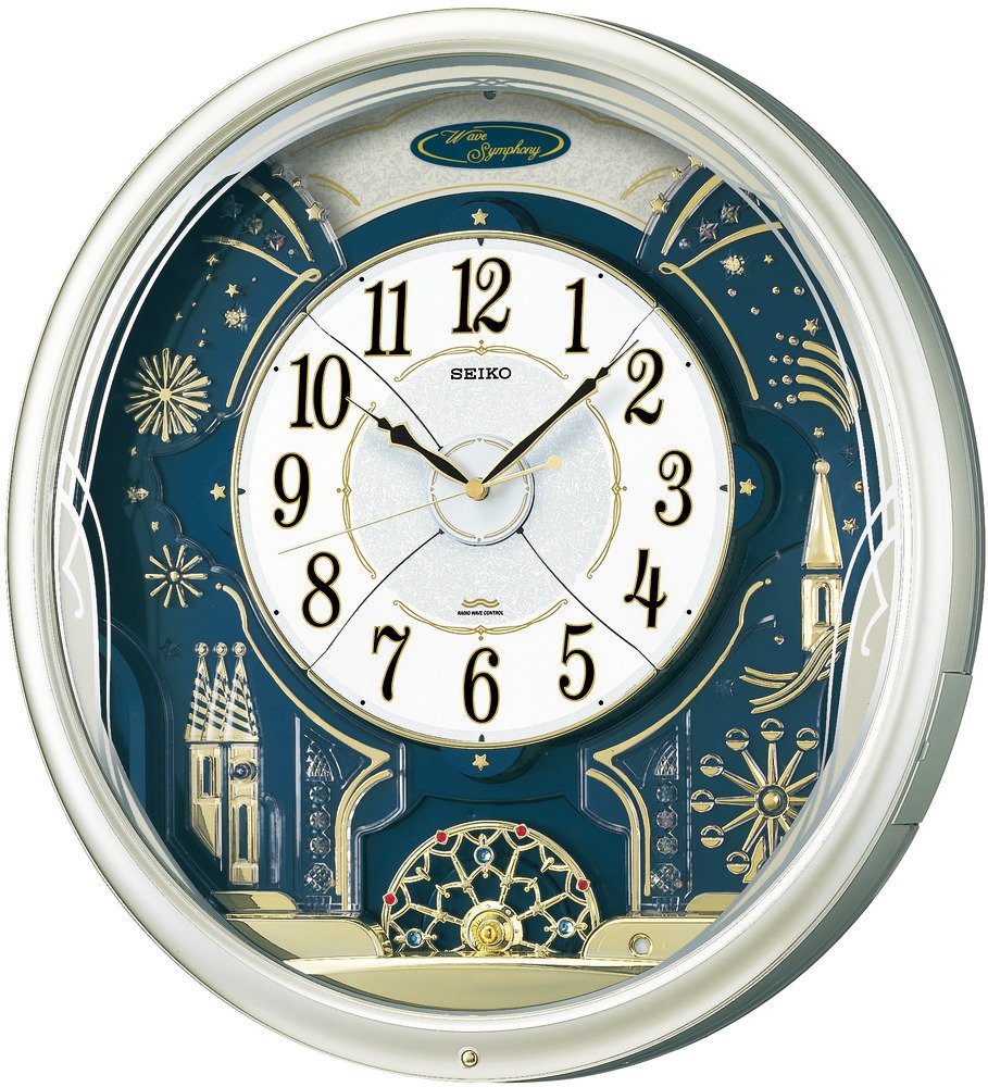 Mua Seiko RE561H Seiko Clock Wall Clock, Radio Controlled, Analog,  Karakuri, 6 Songs, Melody, Rotating Decoration, Light Gold, Pearl trên  Amazon Nhật chính hãng 2023 | Fado
